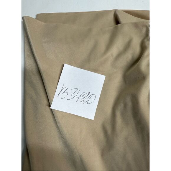 Spanx Shaping Shorts Womens Sz L High Waisted Slimming Slimplicity Mid-Thigh Tan - Picture 6 of 6